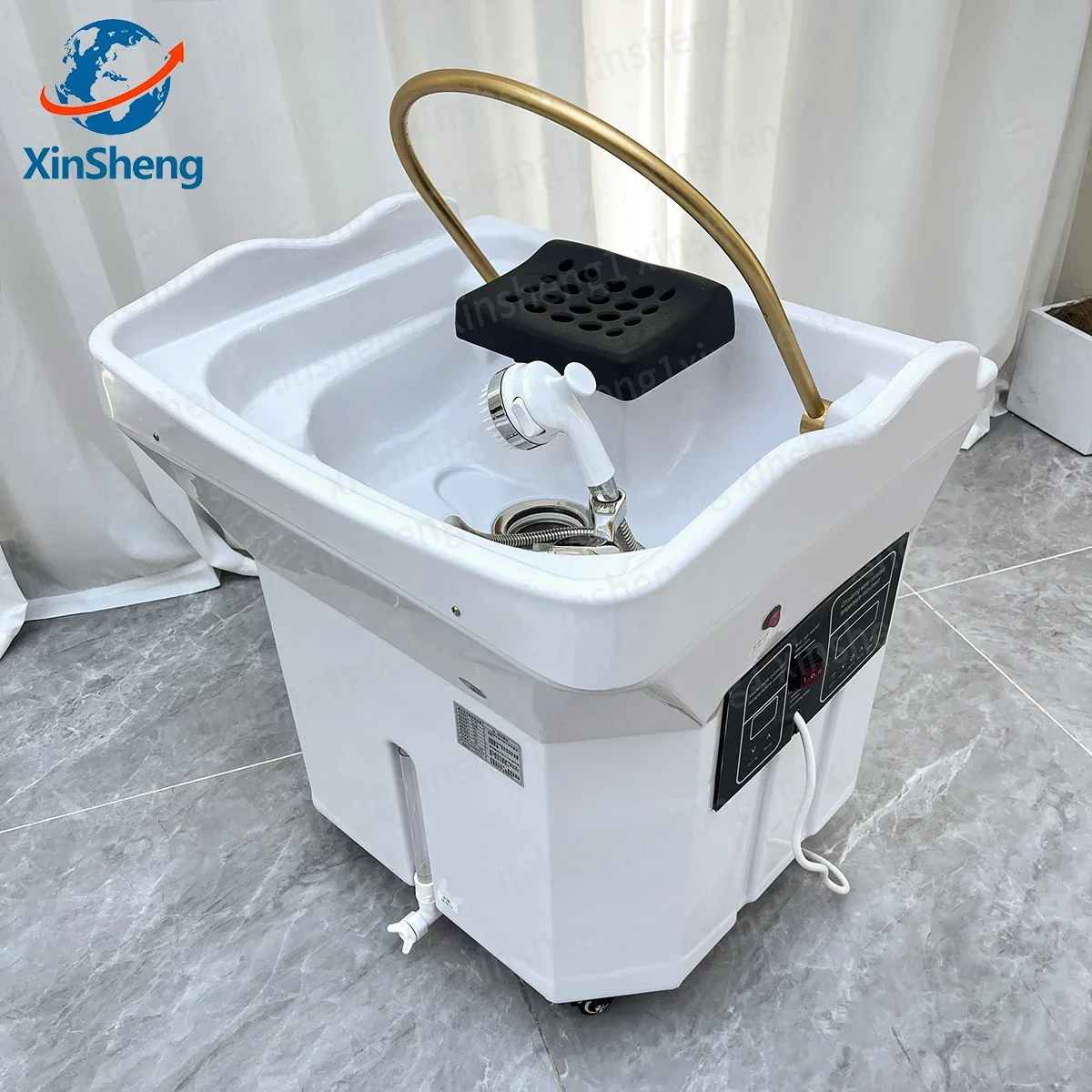

XinSheng Head SPA Shampoo Basin Intelligent Hair Wash Furniture Beauty Hairdressing Salon Fumigation Hydrotherapy Equipment