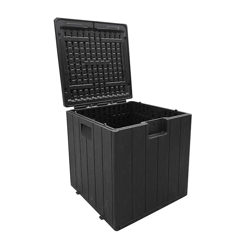 Double Layer Deck Box for Garden Tool Supplies Dustproof Sunproof IPX-5 Waterproof 6L 3mm Plastic All Seasons Courtyard Swimming