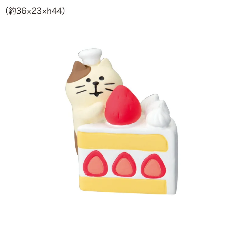 Zakka Spring Fruit Strawberry Cat Desktop Decoration Crafts Cook Photography Prop Cut-out Cake Cake Rolls Dharma Wakame Kappa