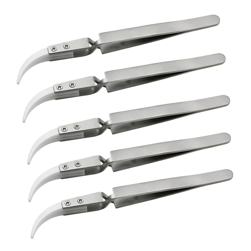 

5 шт., антистатические пинцеты с керамическим наконечником