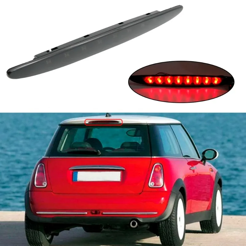 for MINI COOPER ONE R50 R53 1st First Gen 2001-2006 Third Brake Light Car led Super Bright Rear Brake Stop Light 63256935789