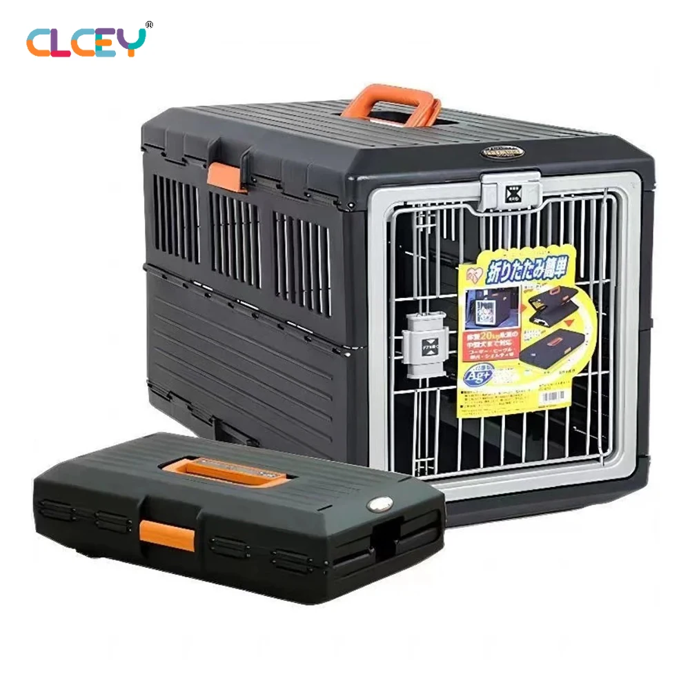 Breathable Cat Carrier Box Carrying Safe With Handle Travel Crate Transport Cage Carrier Basket For Indoor Puppy Cat Carriers