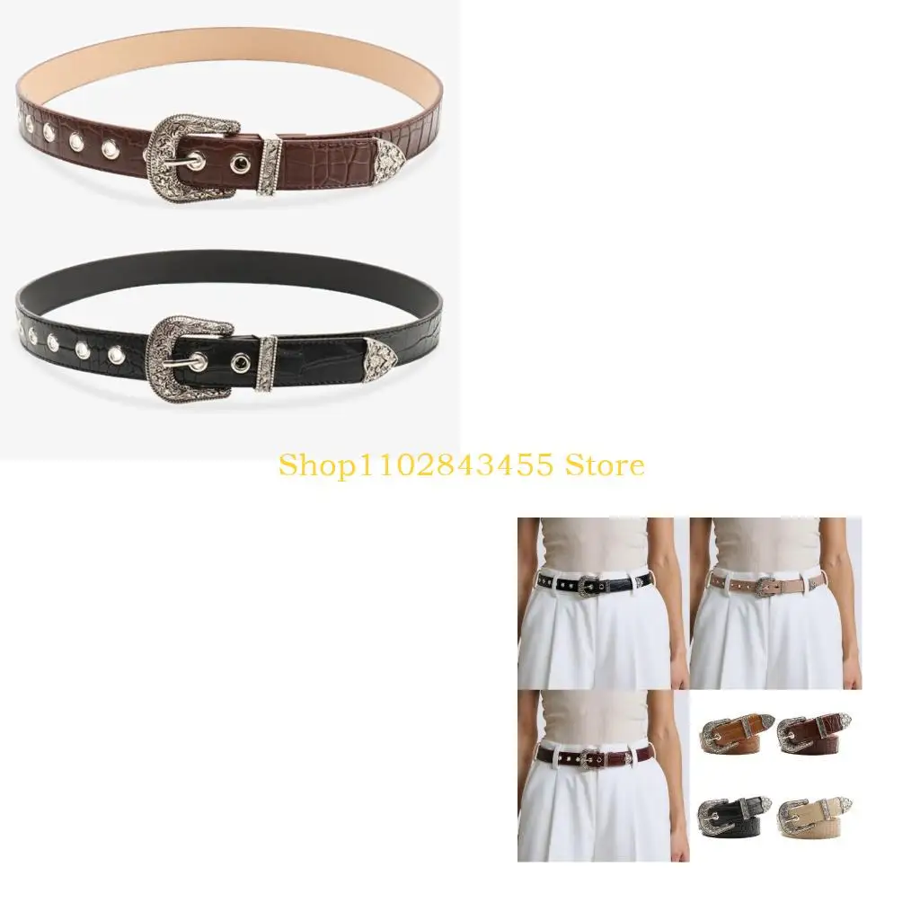 49MC Smooth PU Leather Women's Timeless Belt Modern Design Comfortable Waistband For Daily Use And Extended Wear