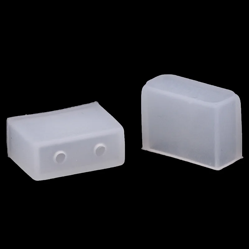 

〔YY32〕 50 PCS Neon Strip 6x12MM End Cap LED Silicone Connector Waterproof LED Strip Neon Light