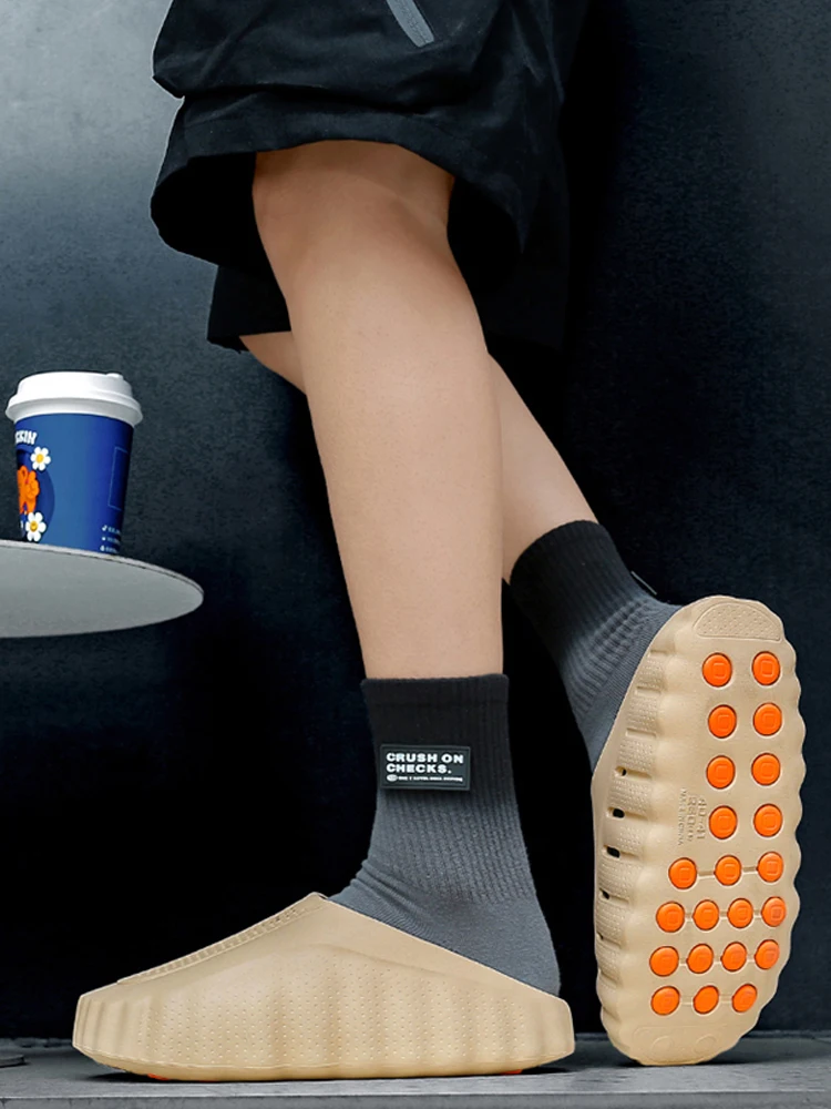 Leichte EVA-Zehenmassage-Slipper für Damen und Herren 2026 – Neue Outdoor-Freizeit-Sport-Slipper, modische Paar-Strandschuhe – Detail 2