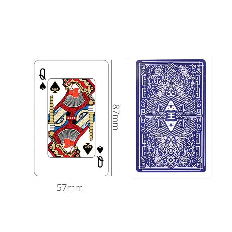 Chinese Stijl Peking Opera Poker Kaarten Chinese Traditionele Cultuur Nieuw Patroon Volwassen Speelkaarten 57*87mm Fun tafel Spel Rekwisieten