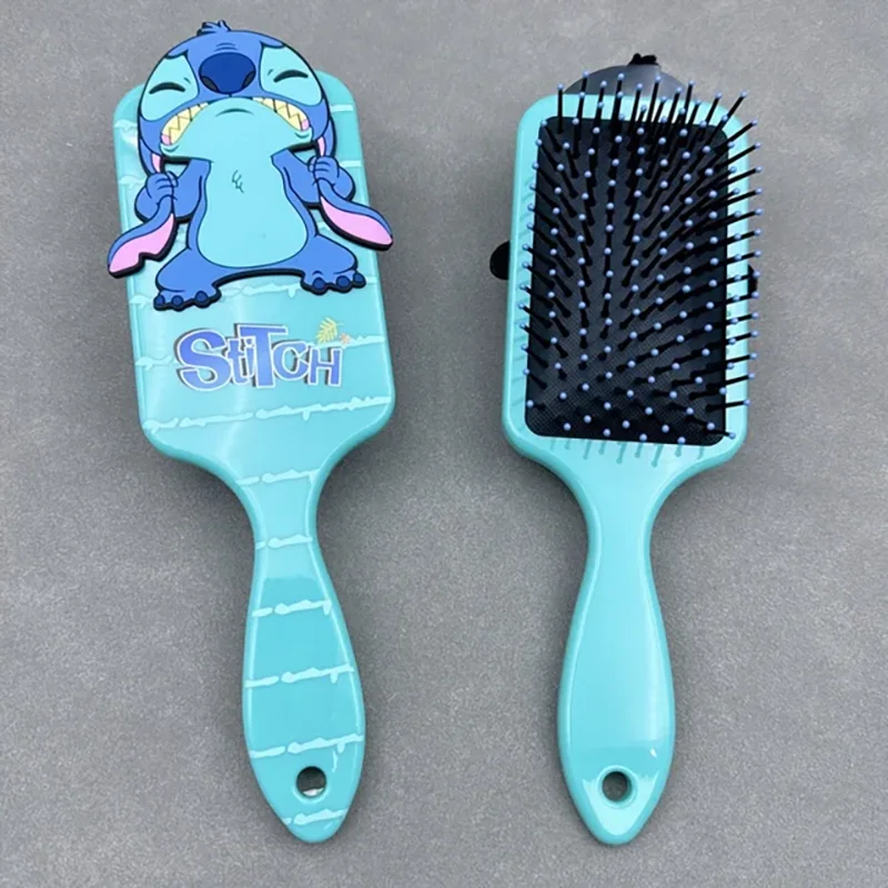 Miniso Disney الرسوم المتحركة Lilo & Stitch Comb Series الكرتون غرزة الطرفية وسادة هوائية تدليك مشط الأطفال فتاة طالب مشط #2