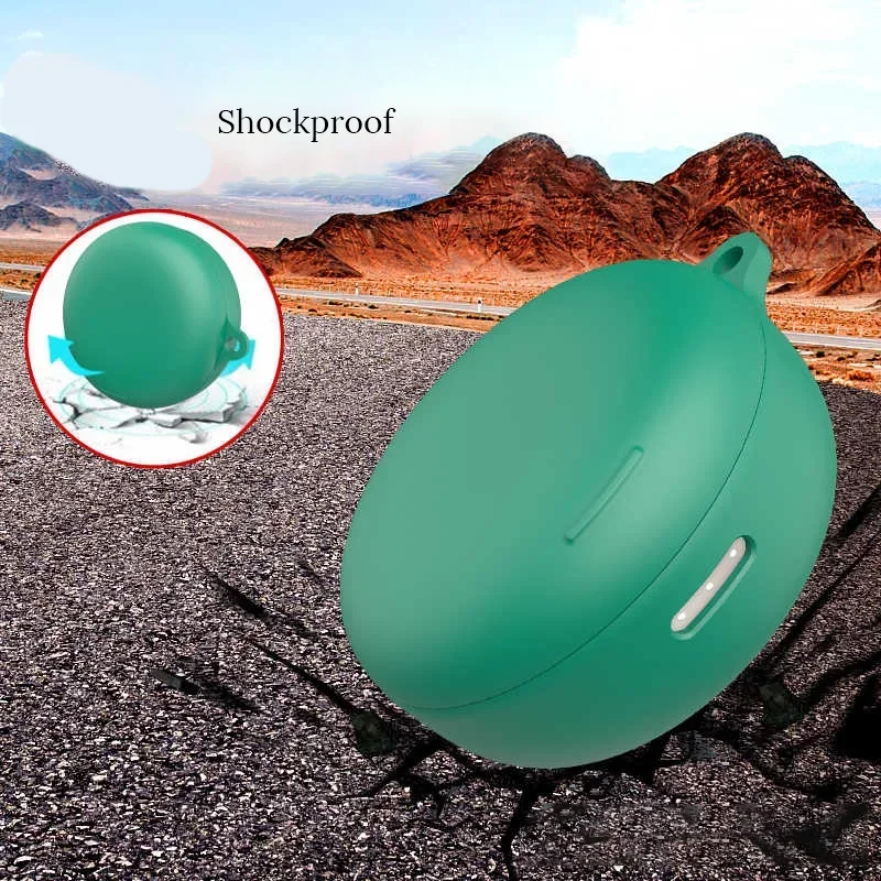 ~Shockproof & Dustproof Silicone Covers ，For Anker SoundCore Sleep A30 Wireless Earphones Silicone Case With Carabiner。。