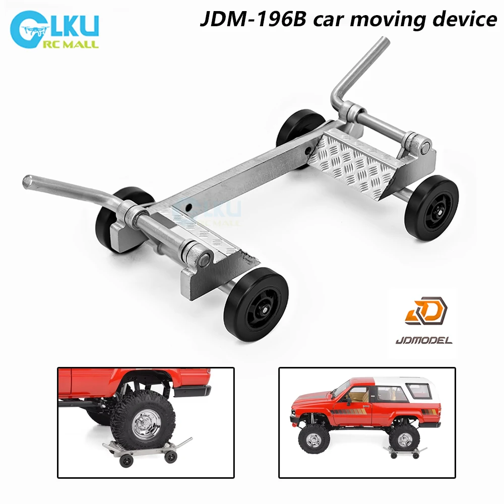 JDMODEL 1/14 JDM-196B samochód holowniczy, holowar, samochód holowniczy, mała przyczepa, model pojazdu ratowniczego