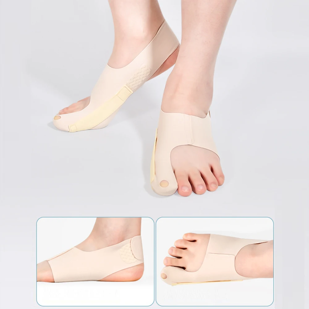 1PC Big Toe Bunion Corrector Adjustable Orthopedic Socks Toes Separator Pain Relief Hallux Valgus Feet Protector Foot Care Tools