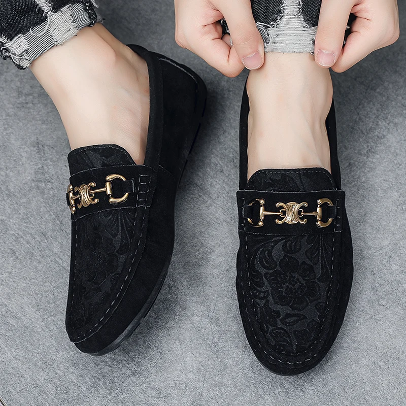 Relax Fit Slip on Loafers Convenient Slip on Style, Steady Airflow Refresh Feet, Cushioned Base Buffer Impact Against Soreness