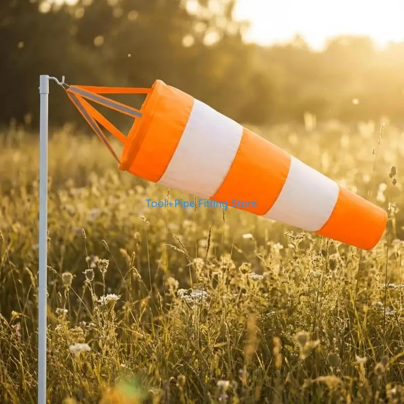 F92B Wind Socks for Outside Heavy Duty,Wind Direction Indicators for Outdoors Airport Farm & Park,Good Reflective Effects view 4