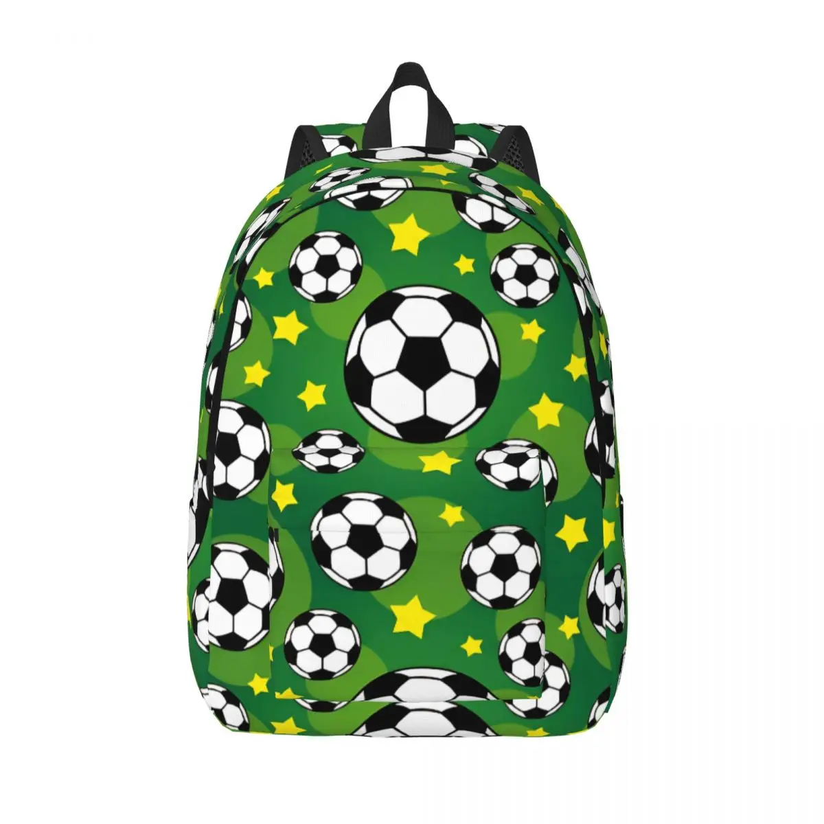 

Soccer Ball Football Sports Pattern Backpack for Men Women Teenage High School Work Daypack Laptop Computer Canvas Bags Sports