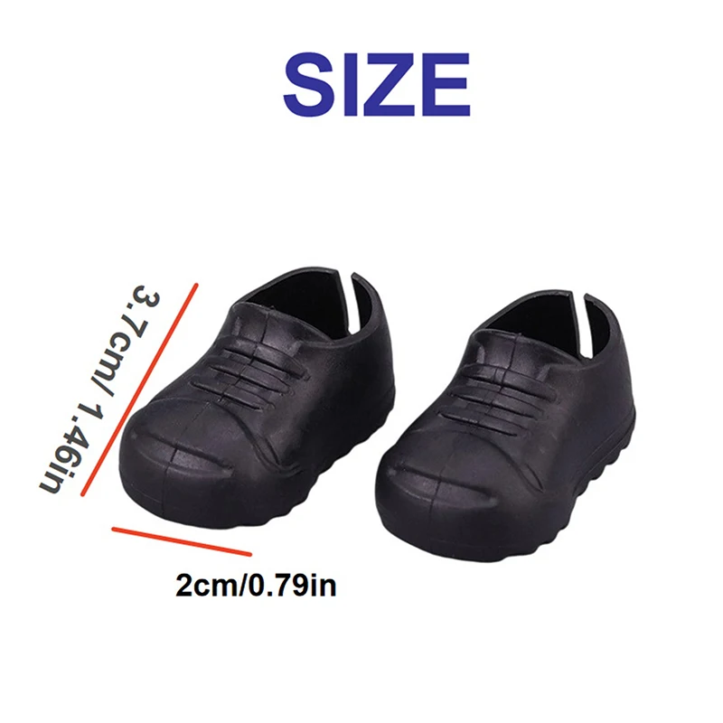 15/17 سنتيمتر دمية الأحذية البلاستيكية أحذية صغيرة للدمى أصابع صغيرة الأحذية الملابس التبعي لدمى 6.9 بوصة #6