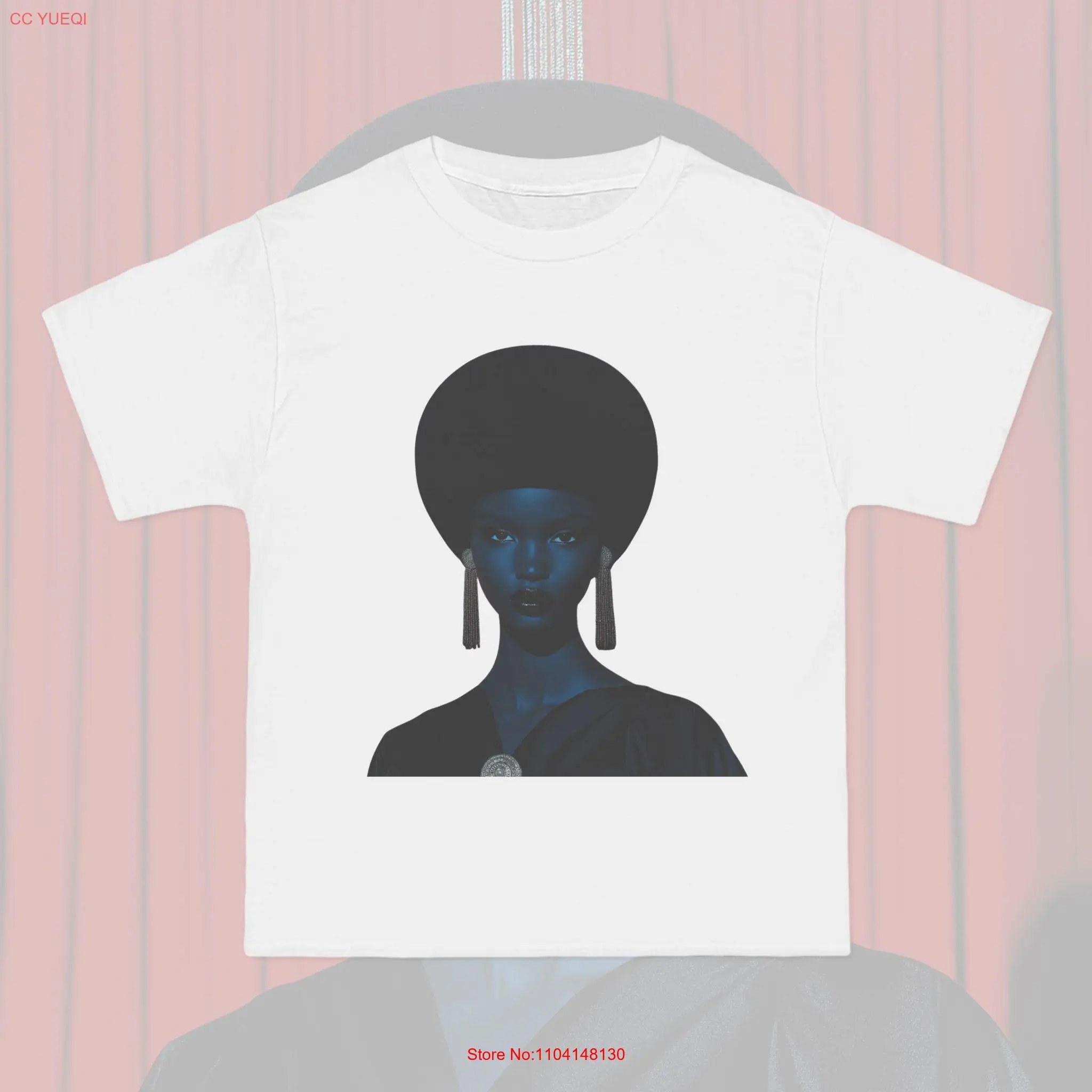 שחור אפרו יופי חולצה אפריקאית אמריקאית גאווה מלנין מלכת העצמה בגדי אופנה אתנית