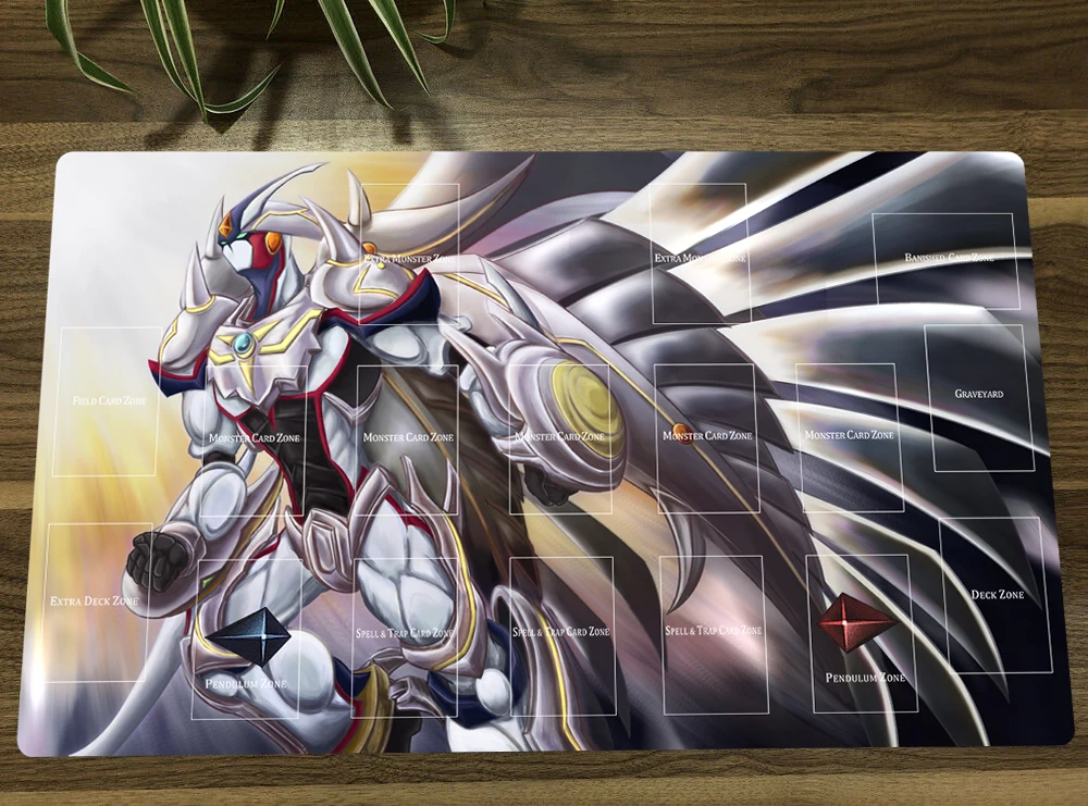 YuGiOh GX Playmat Elemental HERO Shining Neos Wingman TCG CCG Mat Trading Card Game Mat Mouse Pad Mousepad Desk Play Mat 60x35cm