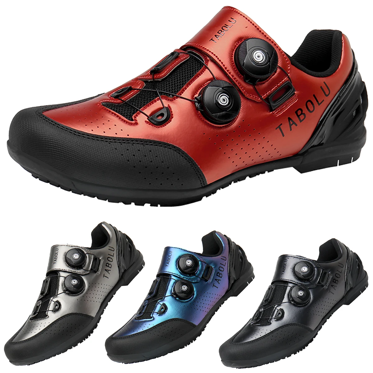 Cycling Shoes Road Bike Men Self-Locking Speed Bicycle Sneakers Racing Bike Shoes Cleats Women Flat Mountain Cycling Footwear