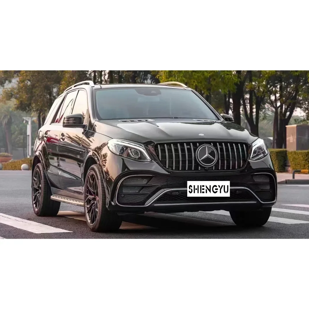 Body kit for Benz GLE W166 2015-2019 change to GLE W167 include front and rear bumper with grille and wheel eyebrow