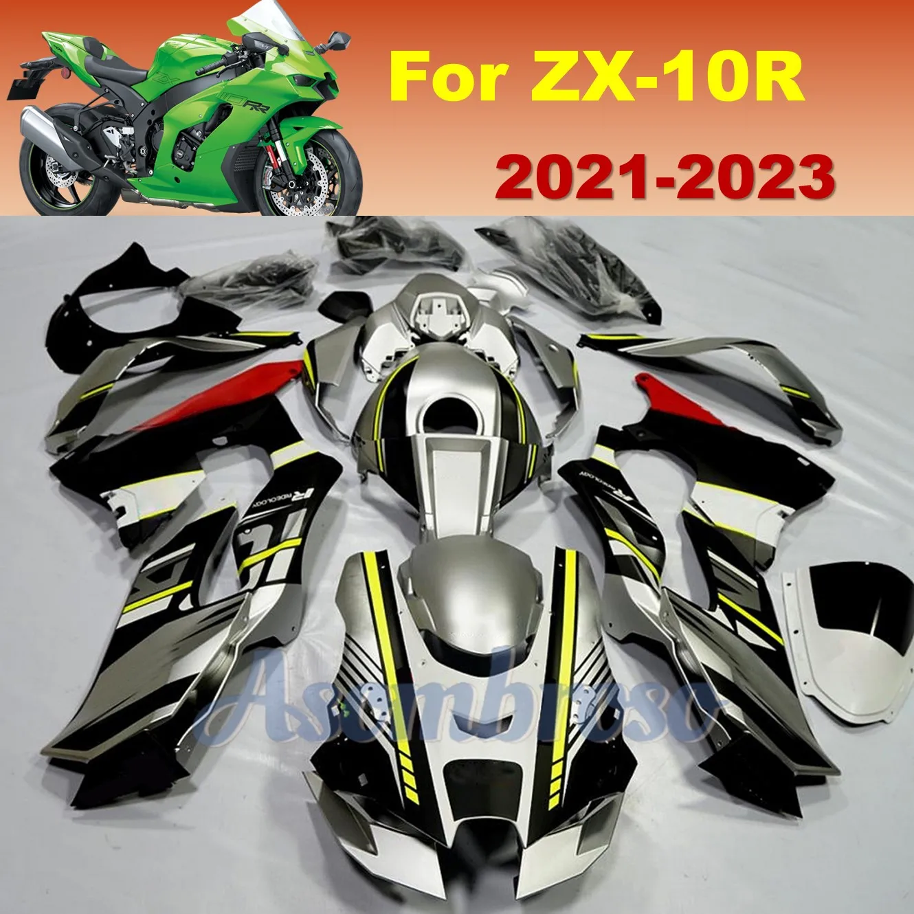 

New ABS Fairing Kit For ZX10R 2021 2022 2023 ZX 10R ZX-10R Motorcycle Accessoires Bodywork Cowling set