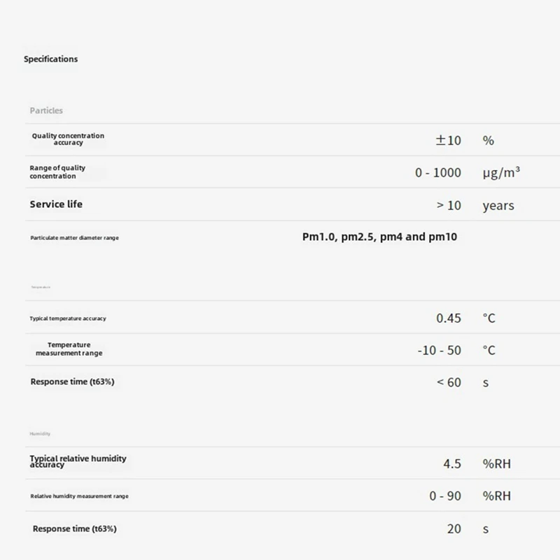 Module de capteur environnemental SEN54 pour applications CVC et de qualité de l'air intérieur