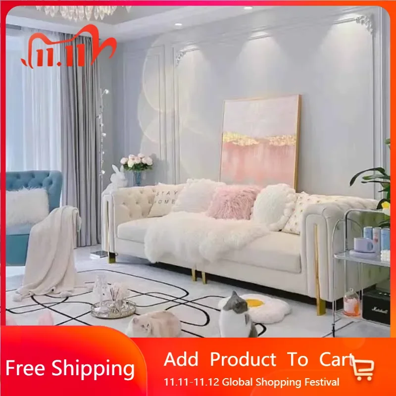 

Lazy Arrival Living Room Sofas Soft Simple Large Wood Nordic Floor Lazy Sofa Sectional Modern Creative Muebles Hotel Furniture