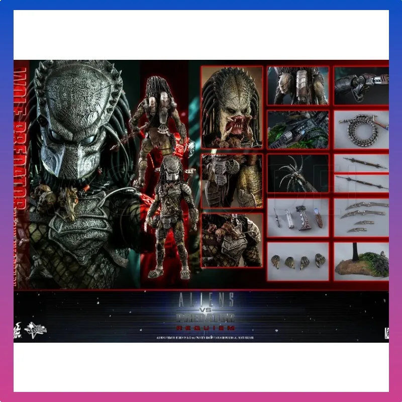 

Оригинальная фигурка Hot Toys Wolf Predator 1/6 Aliens vs Predator-Rechiem Predator, фигурка HT MMS443, игрушка по индивидуальному заказу
