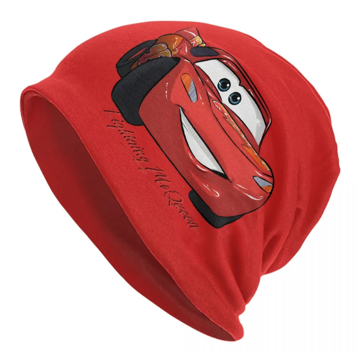 

Крутые шапки с молнией Mcqueen Skullies, модные зимние теплые шапки для женщин и мужчин, вязаная шапка унисекс, шапка для гоночного автомобиля для взрослых