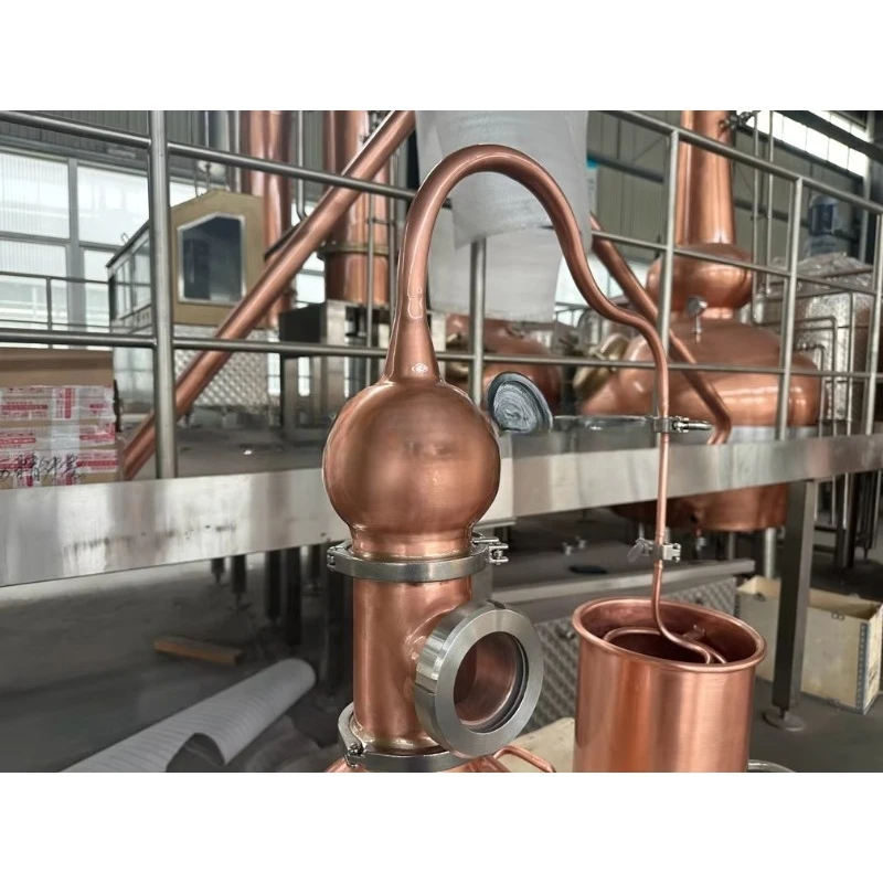 Handmade Copper Distiller Equipment 5L/10L/15L/20L Home Brewing System for Alcohol Beverage & Wine Machines