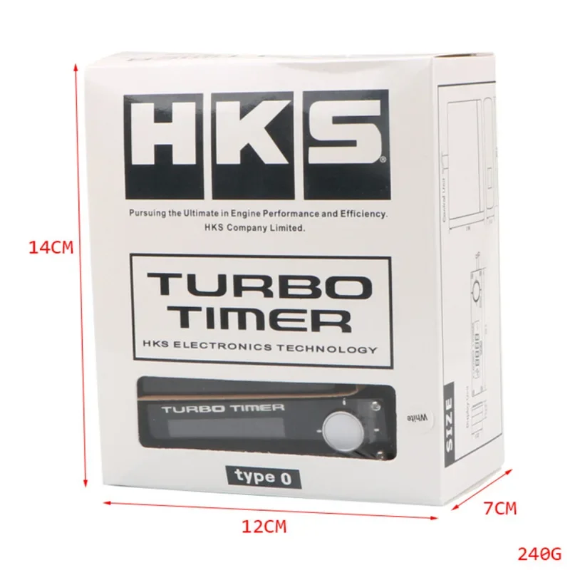 Racing Car Turbo Timer White/Red /Blue Digital Led Display