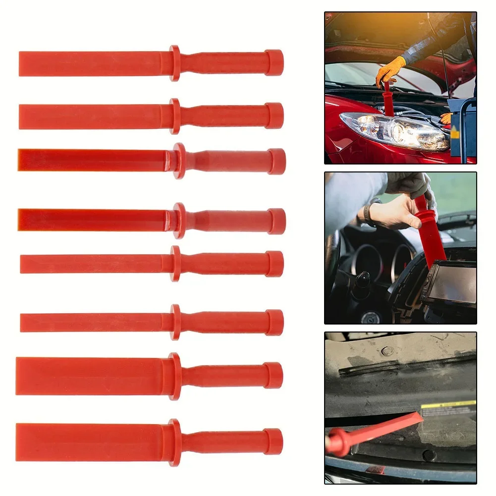 Essential Auto Trim Removal Kit 2pcs Non Scratch Plastic Chisel Scrapers for Car Door Panels and Interior Audio