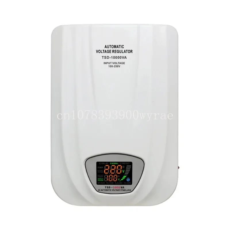 Wall Mount AC 220V High Precision Automatic Voltage Regulators/stabilizers Servo Motor Single Phase 10KVA