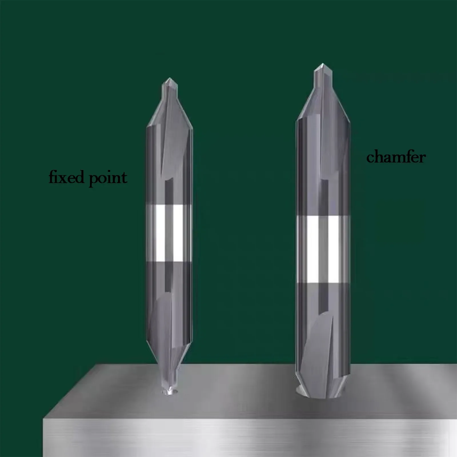 HRC58° 1/3pcs Carbide Center Drill Bits 1/1.5/2/2.5/3/4/5/6mm Lengthen Coated Metal Processing Tools Chamfering Positioning CNC