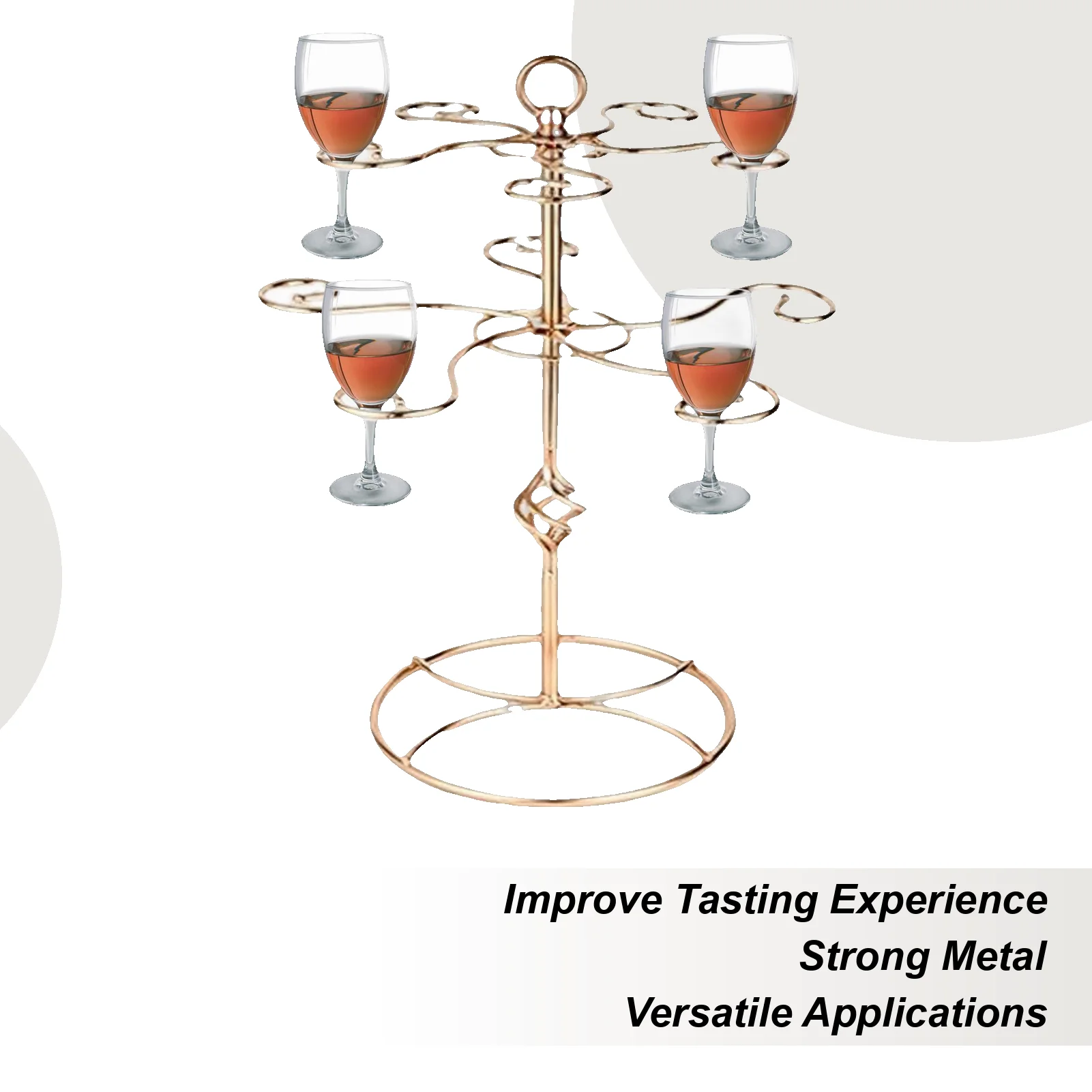 

Подставка для коктейльного дерева для напитков, 2 шины, 10 держателей, башня для напитков, дисплей, коктейльная башня для кухни, столовой, вечеринки, бара, дома