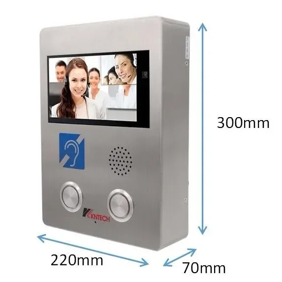 هاتف باب فيديو KNTECH commax KNZD-60 نظام اتصال داخلي عبر الفيديو نقطة مساعدة فيديو IP #3