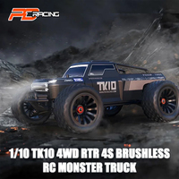 PD RACING TK10 v2 Brushless 4WD RS version 1/10 RC Electric high-speed Model Car Monster Truck Remote Control Adult Children Toy
