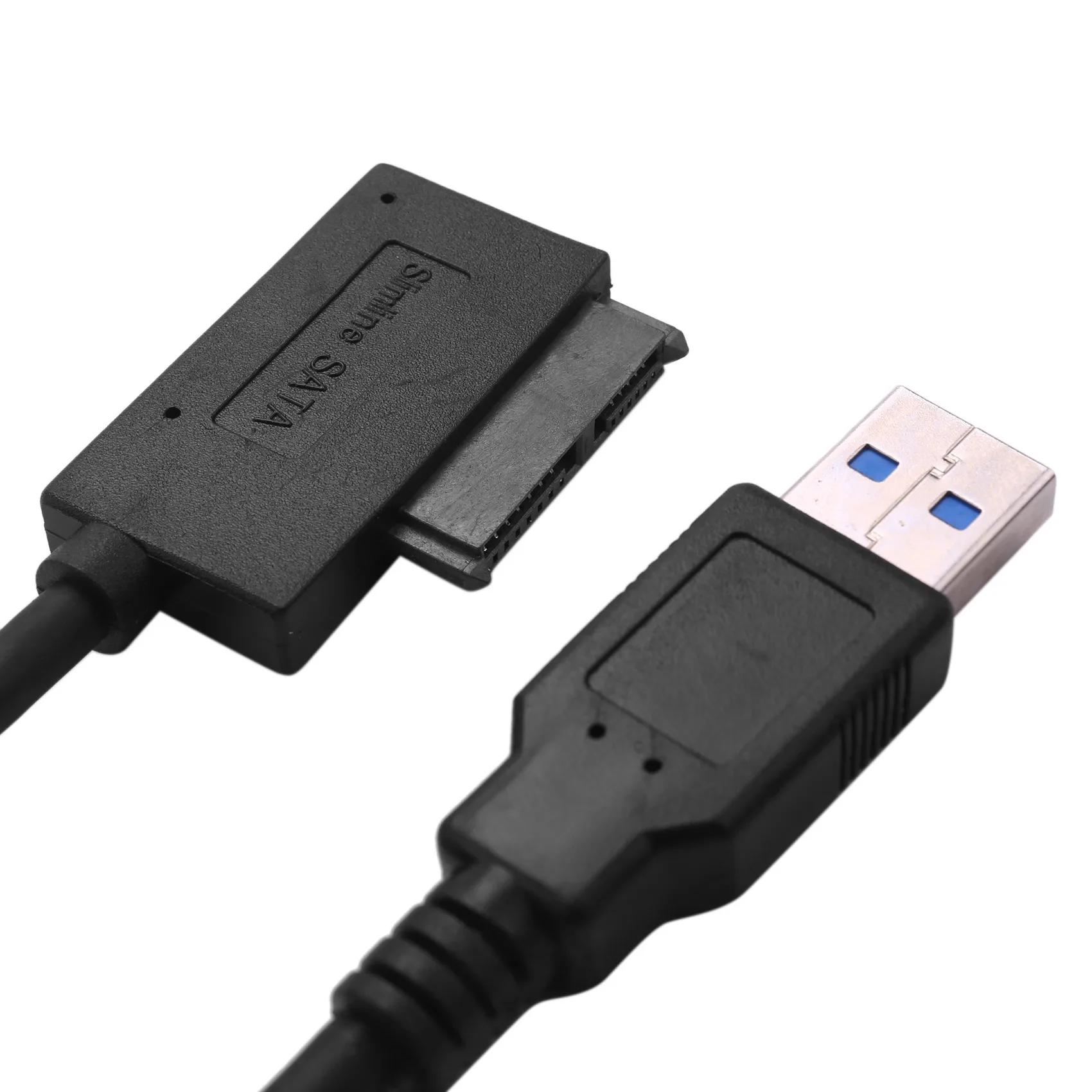 Leading-2X USB 3.0 To 7+6 13Pin Slimline SATA Laptop CD/DVD ROM Optical Drive Adapter Cable