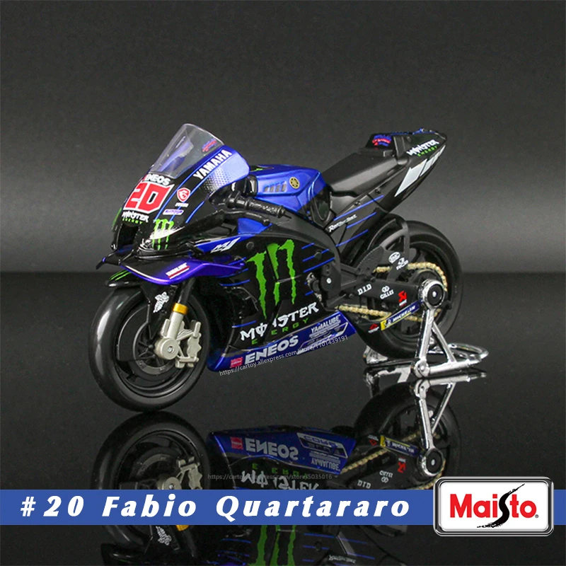 Maisto Ducati Lenovo Team 2023 Bagnaia #1 - Moto 1:18 Officielle - Modèle Réaliste Collection
