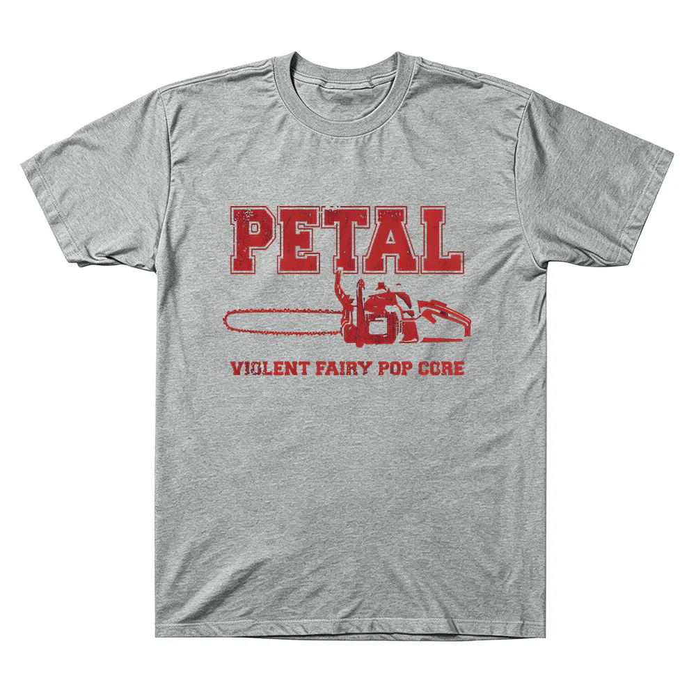 Petal Chainsaw T-Shirt Ariana Grande Vintage Grafik-Print T-Shirt Unisex Ästhetischer Street-Style Kurzarm Baumwoll-Freizeit-T-Shirt – Detail 12