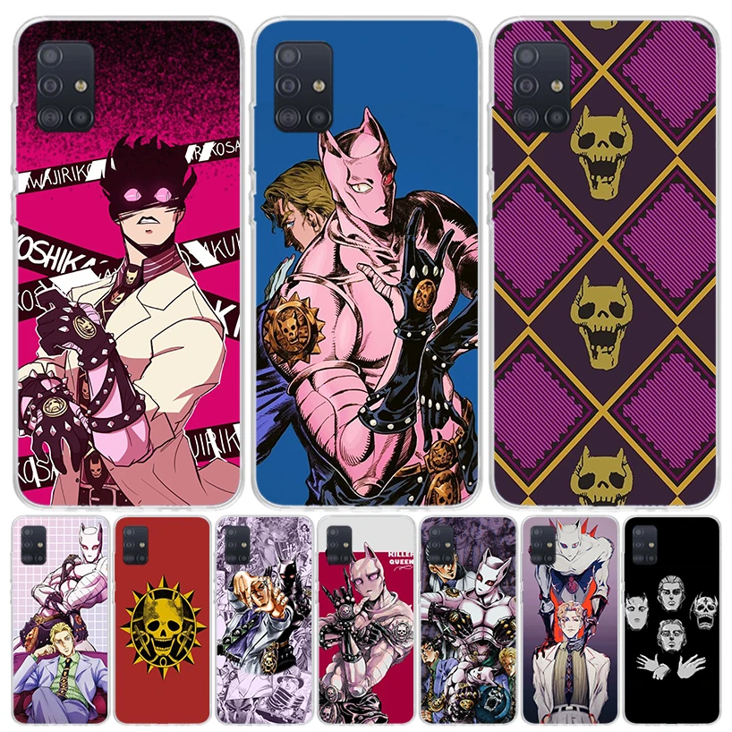 JoJo Adventure Killer Queen Case Phone Cover for Samsung Galaxy A51 A41 A31 A21S A21 A71 A50S A40 A30S A20E A10 A70 A6 A7 A8 A9