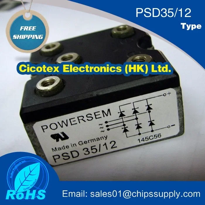 PSD35/12 MODULE 38A 1200V PSD35-12 Three Phase Rectifier Bridges PSD3512 1.2KV PSD 35/12 PS D35/12 P SD35/12