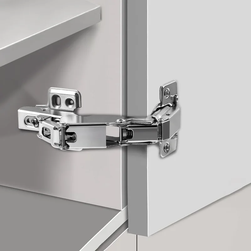 180° Two-Stage Force Cabinet Hinges, Large Angle Soft Close Damping Wardrobe Corner Hinges