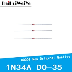 50PCS/Lot 1N34A 1N34 IN34A GERMANIUM DIODE DO-35 New Good Quality Chipset