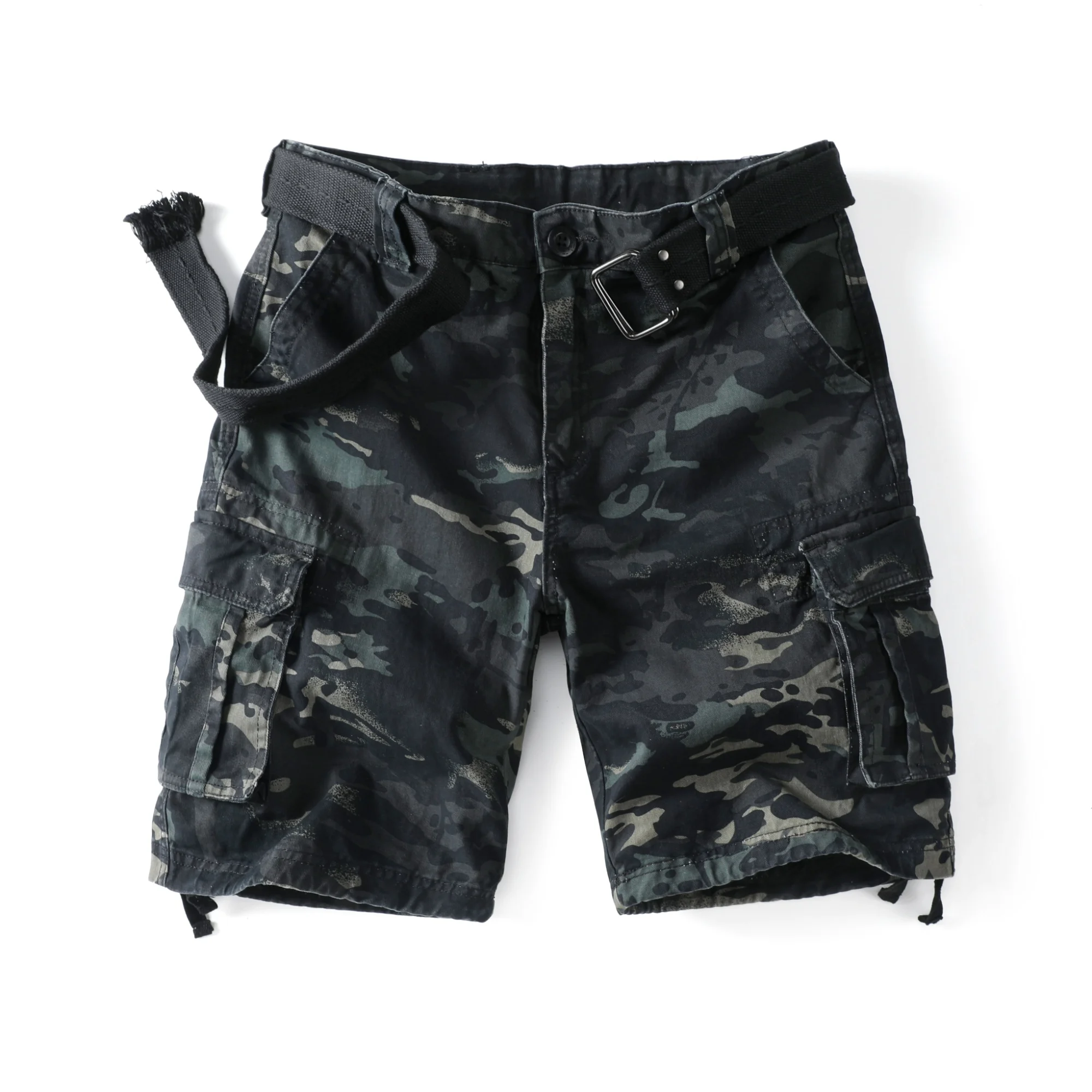 

Men's Camo Cargo Shorts for Men Cotton Casual Outdoor Work Relaxed Fit Shorts with Multi-Pockets (no belt)