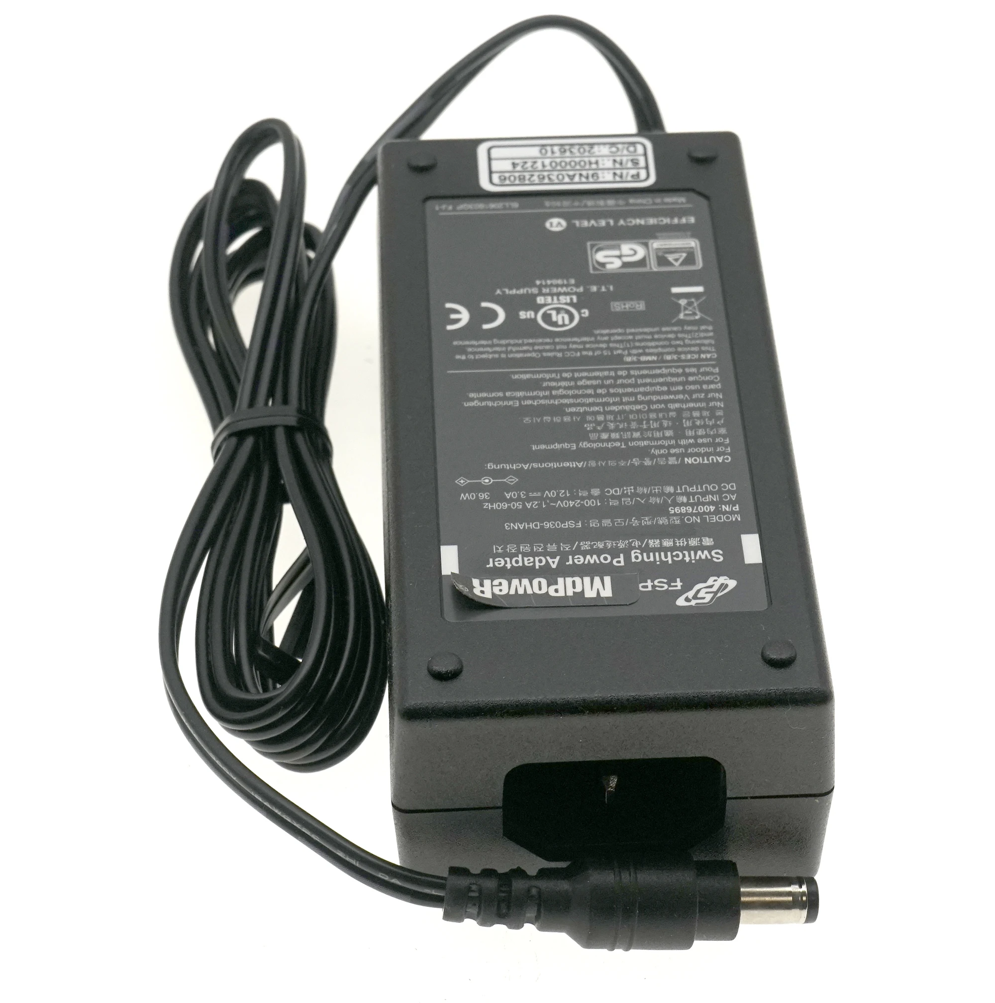 حقيقي FSP FSP036-DHAN3 12V 3A 5.5*2.5mm AC محول شاحن 36W امدادات الطاقة FSP036RHAN FSP036-RHAN2 FSP036-RAB FSP036-1AD101C #3