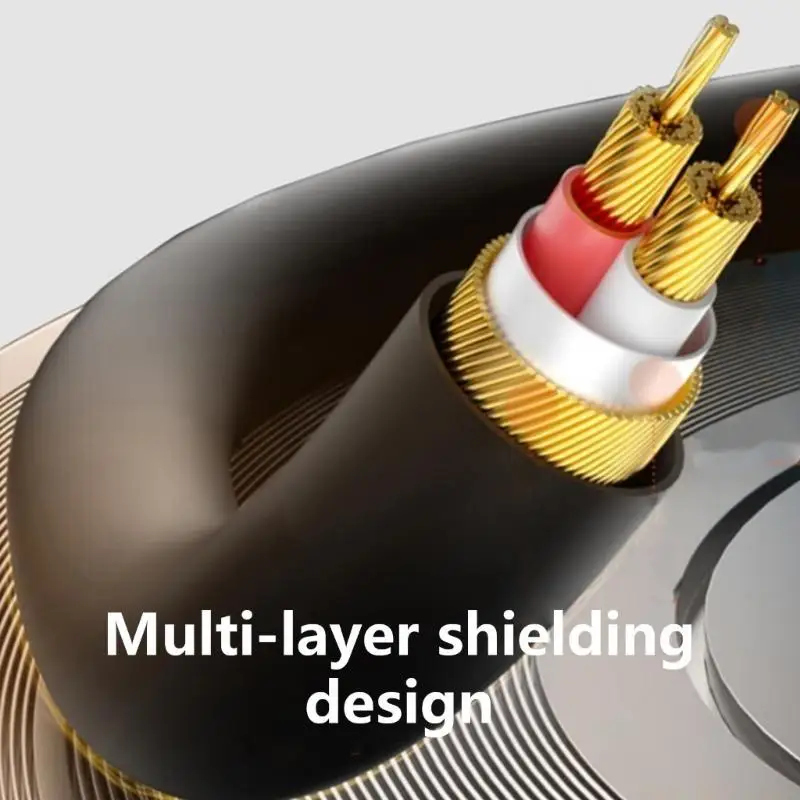 E56B 3.5mm to 6.5mm Sound Cable 1/8inch Stereo TRS to Double 1/4inch Mono Splitter Adapter Digital Instrument Cable