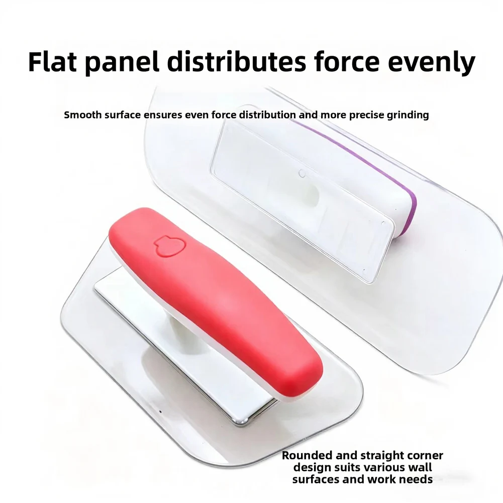 Polygonal Grinder Versatile Polygonal Plastic Trowel For Artistic Coating And Smooth Wall Finishing DIY Texture Tool