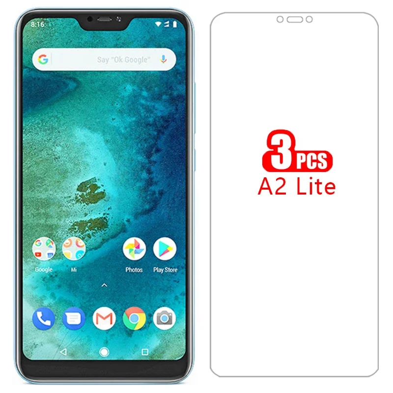 case for xiaomi mi a2 lite cover screen protector tempered glass on my a2lite a 2 2a light protective coque ksiomi xiomi xaomi