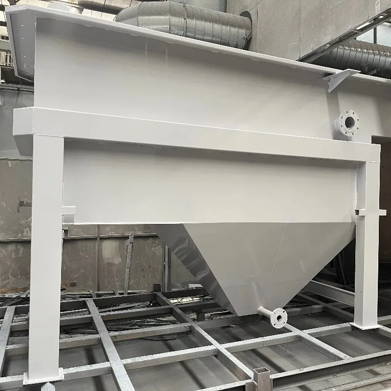 Customized Integrated Wastewater Clarifier Tank Transported On Flatbed Trailer For Industrial Sewage Treatment