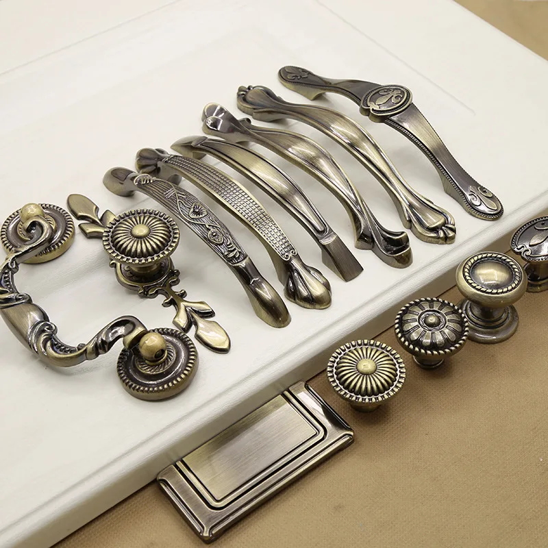 5Pcs Antique Handle…