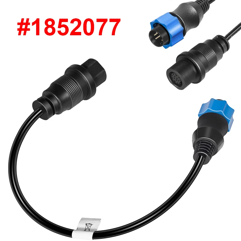 

1852077 Dual Spectrum Chirp Adapter Cable/MKR-DSC-10 Compatible with Lowrance 7-Pin Transducer, HDS and Hook Series Fish Finders